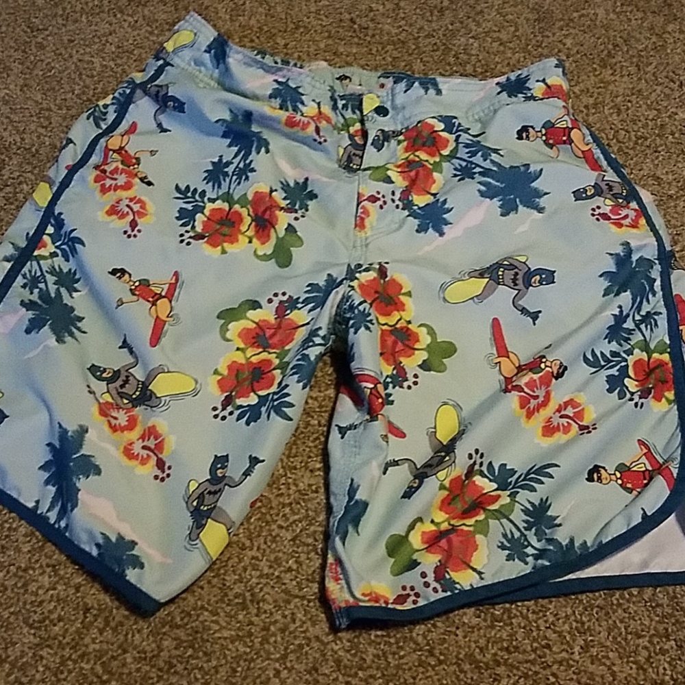 Batman and Robin Swim trunks